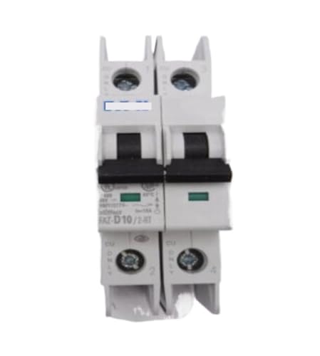 CHUNYE Miniature Circuit Breaker (MCB) FAZ-D10/2-RT Miniature Circuit Breaker (MCB), 10 A, 2p, Characteristic: D 102227