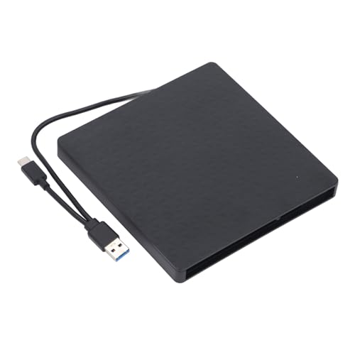 外部ドライブボックス、取り外し可能なタイプAタイプC USB3.0光学ドライブエンクロージャー、9.5mm CD用のラップトップCDドライブボックス、DVD、BDドライブ
