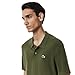 Lacoste Men's Sport Short Sleeved Polo Collar Golf Sweater, Olive, Large