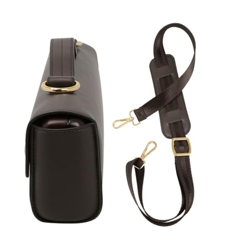 Sac à flûte traversière portable couleur café, idéal pour vos répétitions et trajets musicaux