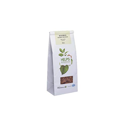 HELPS INFUSIONES - Infusión De Rooibos A Granel 100% Natural. Té Digestivo Y Relajante. Bolsa A Granel De 100 Gramos.