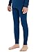 Iguana Unisex Kids 100% Merino Wool Base Layer Pants Thermal Underwear Bottom for Girls and Boys Navy Blue 9-10