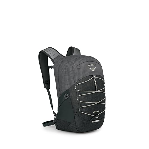 Image of Osprey Quasar Commuter Backpack - Slim Everyday Bag with Laptop Sleeve & Bottle Pockets for Work & Schoo, Phantom Grey Heather