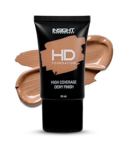 Image of INSIGHT HD Foundation | Dewy Finish | High Coverage| Blurring Properties| Lightweight | Fragrance Free |Flawless Look| Shade-MN20