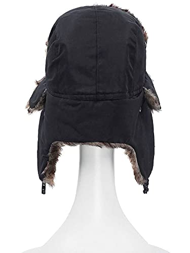 Domary Unissexo masculino feminino russo chapéu trapper bombardeiro quente protetor de ouvido protet