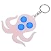 Amosfun Oktopus-Schlüsselanhänger aus Silikon, Dekompressionsspielzeug für Kinder, Rucksack, Handtasche, Anhänger, Auto, Schlüsselanhänger, Party-Geschenk, Blau