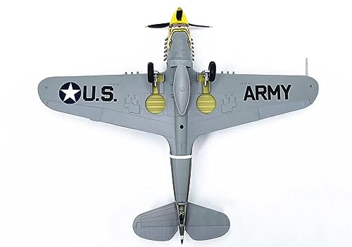 Modèle d'avion P-40E 1:72 fini en métal moulé sous pression par GUYANA