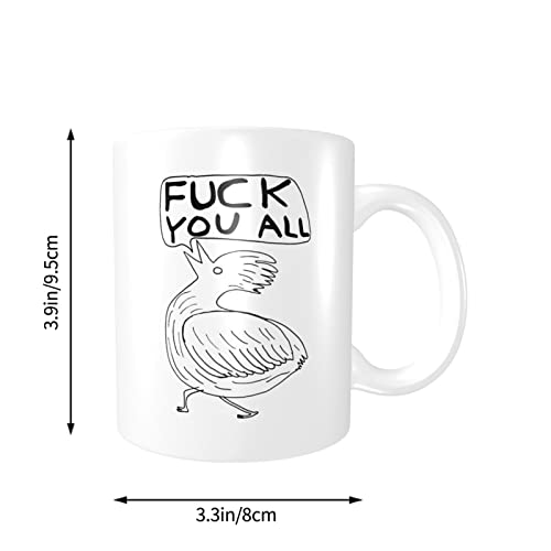 Divertido Rude Comedy Humor Novedad Broma Regalo Taza De Café,Whitecups Taza De Café Taza De Té - Imagen 5