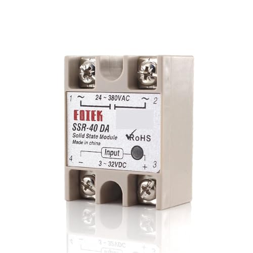 SSR-25DA módulo de relé de estado sólido input 3-32V DC output 24-380V AC