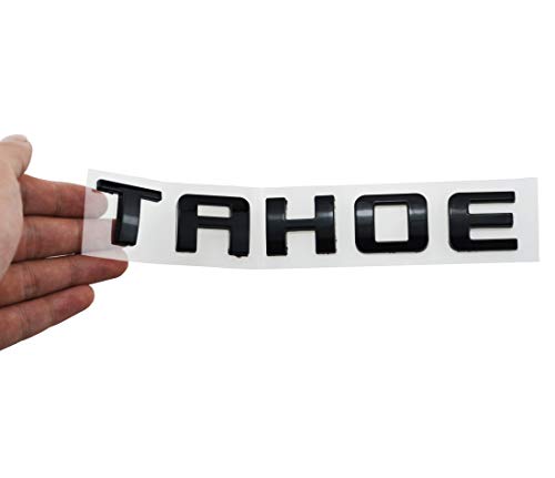 Image of 1Pc Rear Trunk Emblems Letter Badge Nameplate Compatible with Tahoe 2007-2019 (Glossy Shiny)