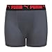 PUMA Boys' 5 Pack Performance Boxer Briefs, Grey/Bright, Medium