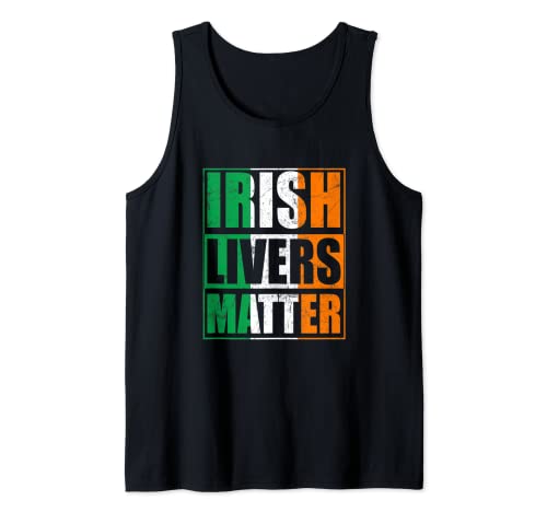 Irlandés Hígado Matter divertido Día de San Patricio Camiseta sin Mangas