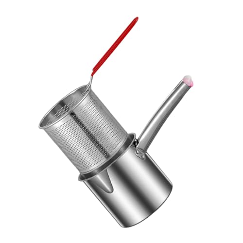 Abaodam Multifunctional Deep Frying Pot Basket French Fry Basket Deep Fryer Accessory Fish Fryer Pot Set Cookware