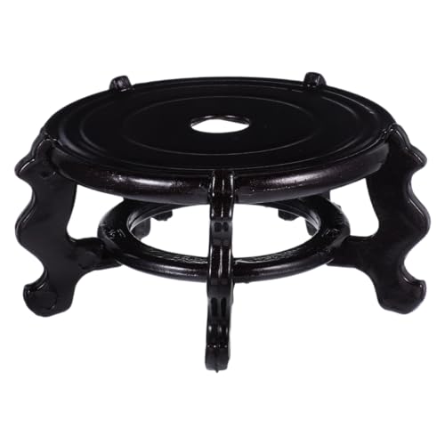 HOLIDYOYO 6 Pulgadas Soporte para Macetas Decorativo Soportes de Resina para plantas Base de Pie Estable Antideslizante para Interior Peana para Maceteros Decorativa en Hogar Mesa Centro