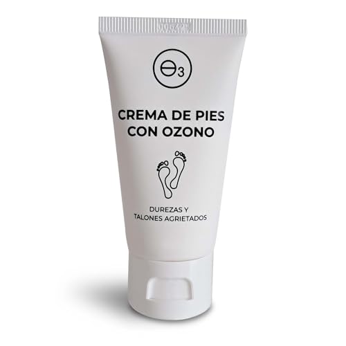OZONO D'OR - Crema Pies Secos y Agrietados con Ozono 100% Natural BIO, Vegano, Elimina los Hongos Pies que provocan el mal Olor, es Ultra Hidratante como Ablandador de Callos y Durezas | 50 gr.