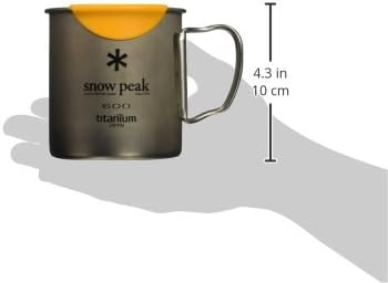 Snow Peak Lightweight Single Wall Titanium Backpacking, Camping Mug - Image 3