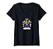 Femme Armoiries Weng - Blason de la famille T-Shirt avec Col en V