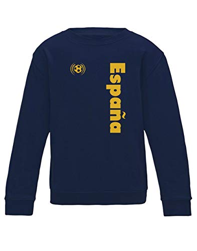 Green Turtle T-Shirts Sudadera para niños - Apoya a la selección Española en el Mundial de Fútbol! 9/11 Años 134/146cm Azul Oscuro Cover