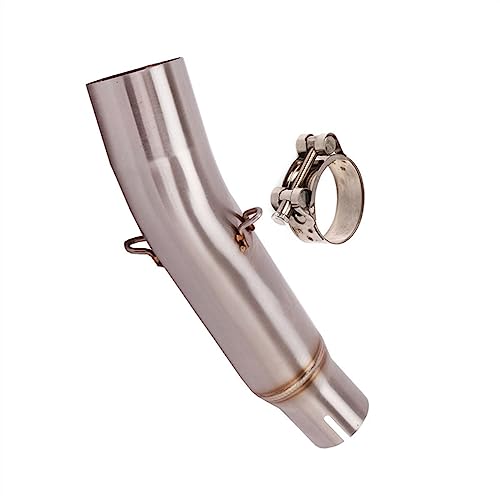 Silencieux d'échappement slip-on débridé avec tuyau de liaison intermédiaire rigide 51mm