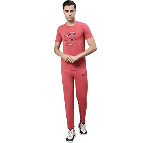 Image of Mack Jonney Printed Co-ord Set Tracksuit For Men (Pack of 2)-T PRT 23 WHT 24 YLW D10 WHT YLW 04-P