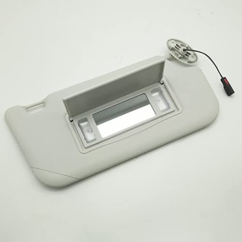 Pare-soleil pour Ford Focus gris clair avec miroir conducteur passager