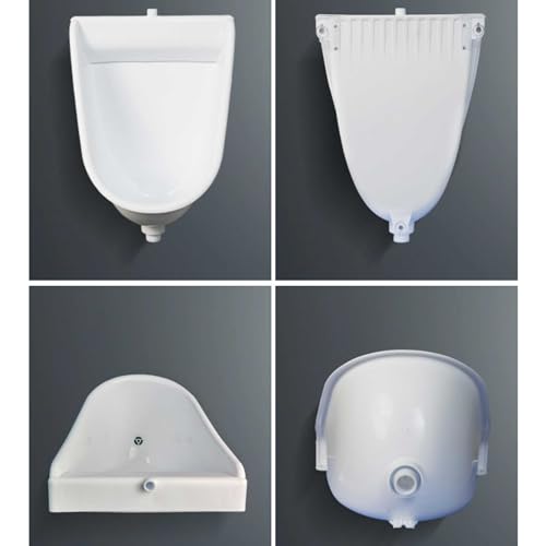 Urinario de plástico con manguera de desagüe para pared de patio 7