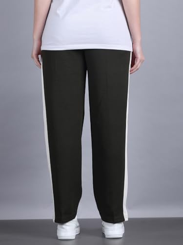 Image of Mack Jonney Colorblock| Relaxed Fit | Cotton Trackpant for Women-M53