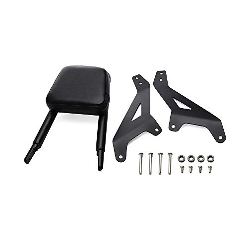 MotorFansClub Sissy Bar Backrest Fit For Compatible With Yamaha Star Bolt XV950 Bolt XVS950 2014 2015 2016 2017 Rear Passenger Back Seat Cushion Sissy Bar Backrest