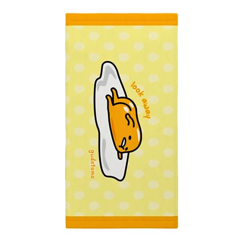 Collectibles Gudetama Super Soft Cotton Bath/Pool/Beach Towel, 60 in x 30 in, (100% Officially Licensed Product) by Franco