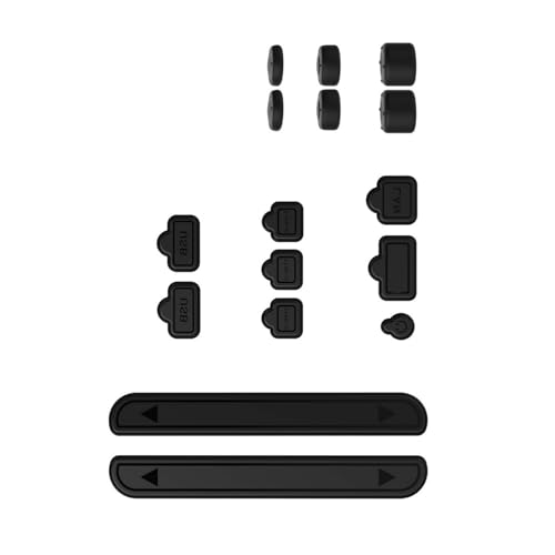 Les bouchons de protection comprennent des capuchons de pouce en silicone souple, un ensemble anti-poussière et d ' absorption des chocs, adapté bouchons anti-poussière Switch2 avec joystick en