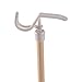 DMI Dressing Stick Wood with Metal and Vinyl Hooks, Lightweight Dressing Aid for Elderly and Handicapped, Zipper Aid, Tool for Retrieving Items, 27 Inches, DMI
