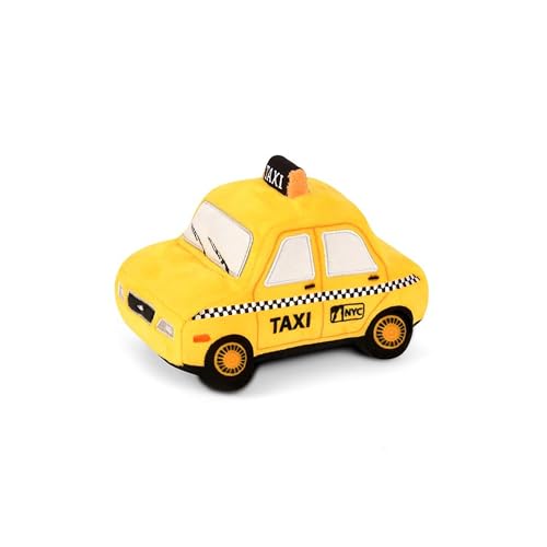 P.L.A.Y. Pet Lifestyle and You - Jouet en Peluche Chien – Collection Canine Commute – New York Taxi Yellow Cab