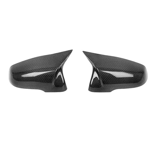 カーボンファイバー製リアビューサイドミラーカバーキャップ と互換性がある BMW F44 F40 X1 F48 F49 F52 F39 X2 2シリーズ F45 F46 Z4 G29 対応 自動車部品