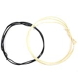 ルシアーオブジャパン Gavitt製 ビンテージクロスプッシュバックワイヤー 7本撚線 AWG22 セット 各色1m (ホワイト・ブラック 2色セット)