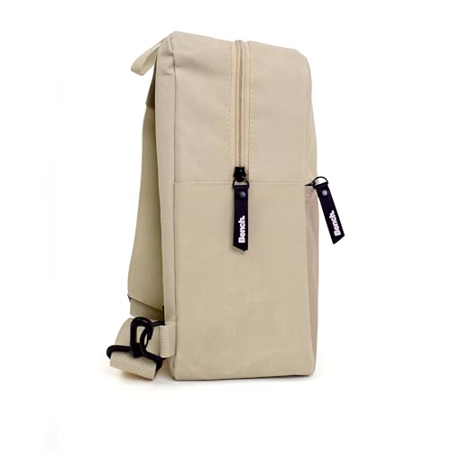 BENCH Bold Damen und Herren Sling Bag Umhängetasche Tasche Handtasche Schultertasche Crossbody, sand, 29 x 20 x 12 cm