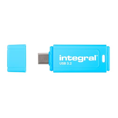 Clé USB 3.2 Gen 1 Integral Neon-C 32 Go, USB Type-C Compatible USB 3.1/3.0, 150 Mo/s en Lecture /...