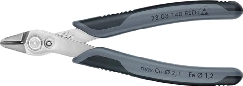 Pince KNIPEX Electronic Super Knips XL ESD avec poignées multimatières de 140mm