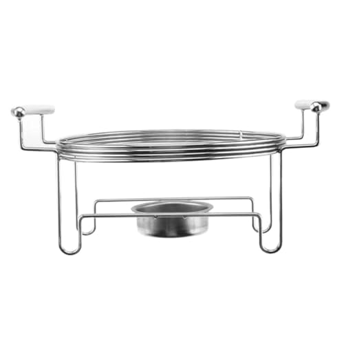 EPIGEIST 加厚ステンレス製キャンプ用コンロラック 多機能アルコールストーブスタンド 耐熱設計 アウトドア調理用トリベット ハイキング 旅