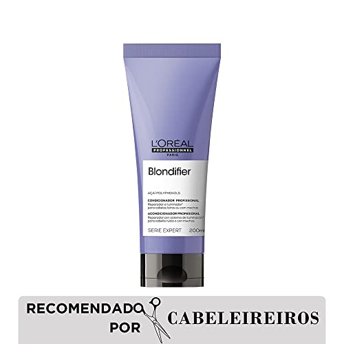 Acondicionador Blondifier Cool L'Oréal Repara Pelo Seco con Mechas Evitando Tono Pajizo 2
