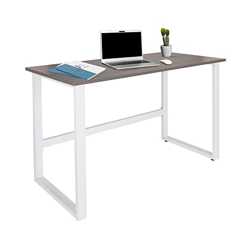 Hjh Office 830077 Escritorio Para Ordenador Workspace Light I 120 X 60 Cm, Mesa De Estudio Para Oficina, Gris Blanco Hjh Office 830077 Escritorio Para Ordenador Workspace Light I 120 X 60 Cm, Mesa De Estudio Para Oficina, Gris Blanco
