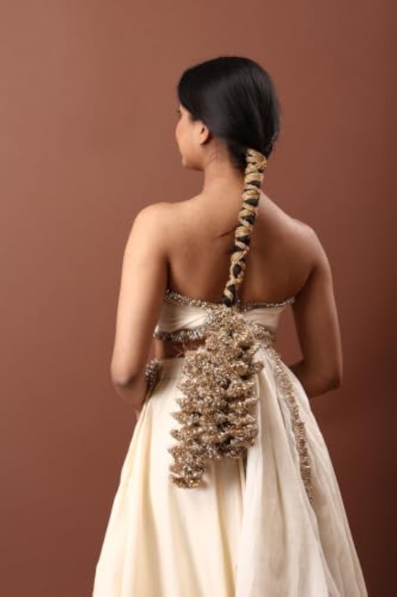 Parandi Hair Accessory with Gold Embellishments