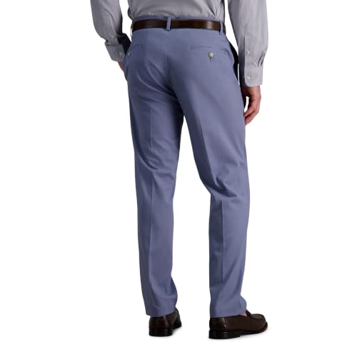 Image of Haggar Men's Iron Free Premium Khaki Straight Fit Flat Front Pants