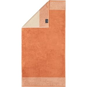 Cawö Home handdoeken Luxury Home Two-Tone 590 koper - 32 badhanddoek 80x150 cm