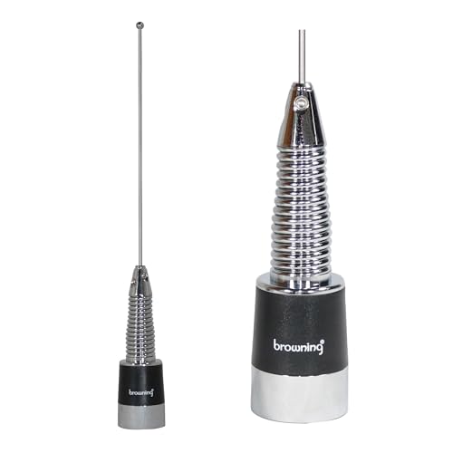 Browning BR-178-S Browning 160-Watt Wide-Band 380 MHz to 520 MHz Antenna with NMO Mounting Stainless Steel