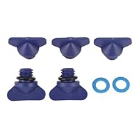 Motorwasserablassstopfen Motorblock-Ablassstopfensatz, aus ABS-Material, OE-Nummern 22 806608A02, 8M0119211, Speziell Als Ersatz für Mercruiser-Marine-Innenbordmotoren Entwickelt