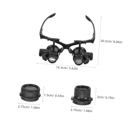 Loupe frontale en abs et acrylique Mipcase à bandeau confortable