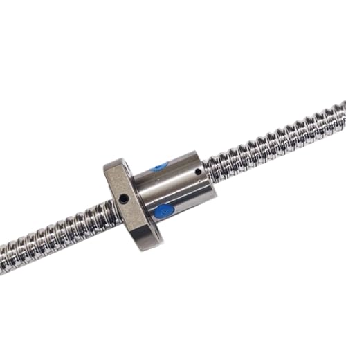 左ねじ SFU1204 SFU1605 SFU2005 200 250 300 350 400 500 mm C7 ローラーボールねじ、シングルボールナット付き 端面加工なし(SFU1605(left),1300mm)