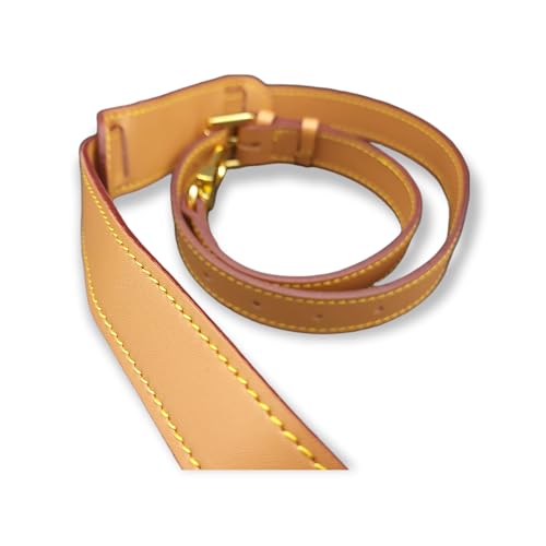 Vachetta Leather for Keepall 45 50 55 Speedy 40 Bag Adjustable Crossbody Luggage Shoulder Strap w/Shoulder Pad3