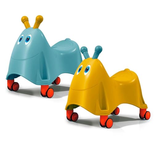FEBER - Casual Runy, Correpasillos con Forma de Oruguita y Colores Divertidos, Estable y Seguro, Desarrollo niños y niñas a Partir de 1 año, Famosa (FED37000)