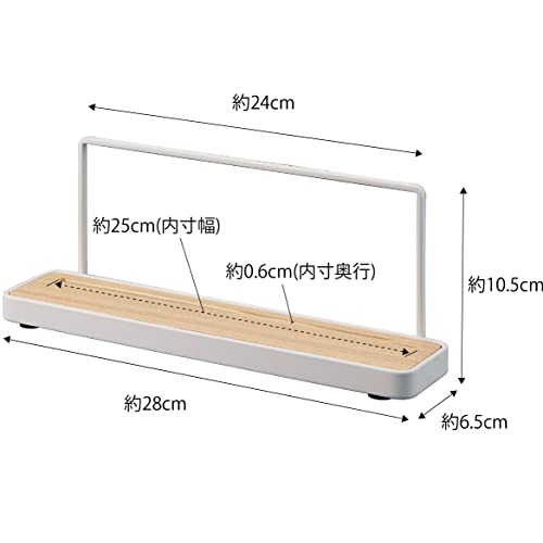 山崎実業(Yamazaki) 神札スタンド ホワイト 約W28×D6.5×H10.5cm タワー tower 簡易神棚 お札立て 置き型タイプ 5834 7枚目